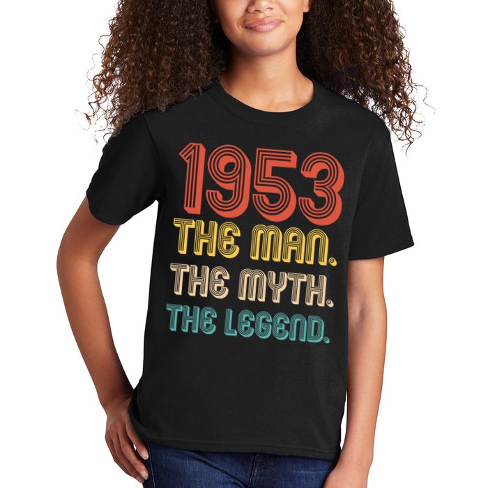 The Man The Myth The Legend 1953 70th Birthday Kids T-Shirt