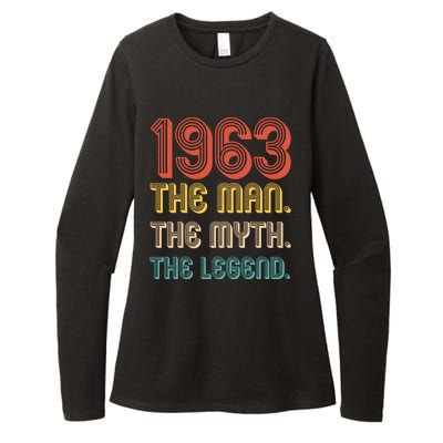 The Man The Myth The Legend 1963 60th Birthday Womens CVC Long Sleeve Shirt