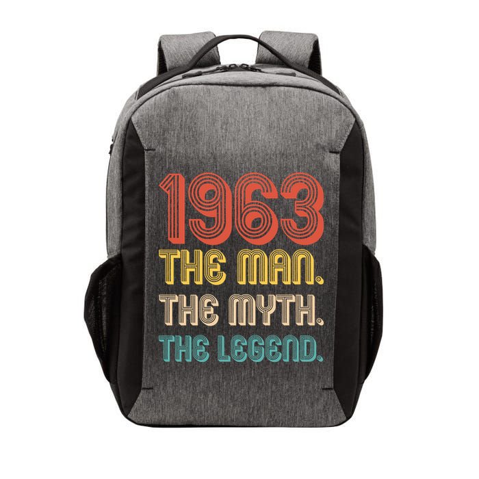 The Man The Myth The Legend 1963 60th Birthday Vector Backpack