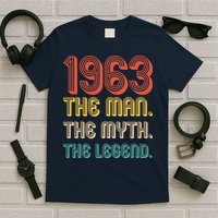 The Man The Myth The Legend 1963 60th Birthday T-Shirt