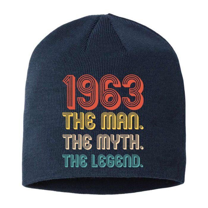 The Man The Myth The Legend 1963 60th Birthday Sustainable Beanie