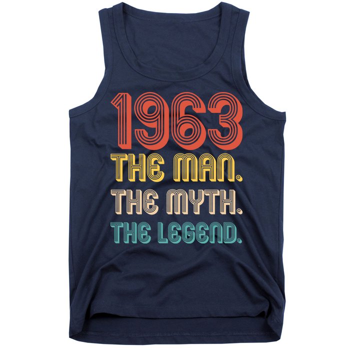 The Man The Myth The Legend 1963 60th Birthday Tank Top