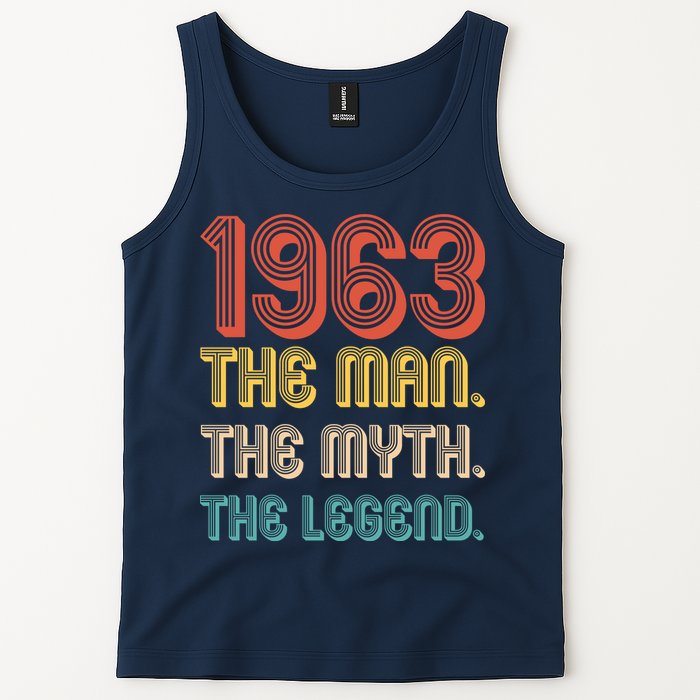 The Man The Myth The Legend 1963 60th Birthday Tank Top