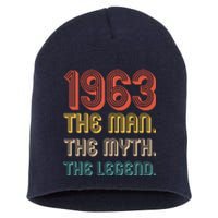 The Man The Myth The Legend 1963 60th Birthday Short Acrylic Beanie