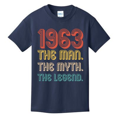 The Man The Myth The Legend 1963 60th Birthday Kids T-Shirt