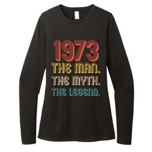 The Man The Myth The Legend 1973 50th Birthday Womens CVC Long Sleeve Shirt