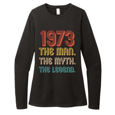 The Man The Myth The Legend 1973 50th Birthday Womens CVC Long Sleeve Shirt