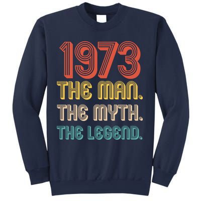 The Man The Myth The Legend 1973 50th Birthday Sweatshirt