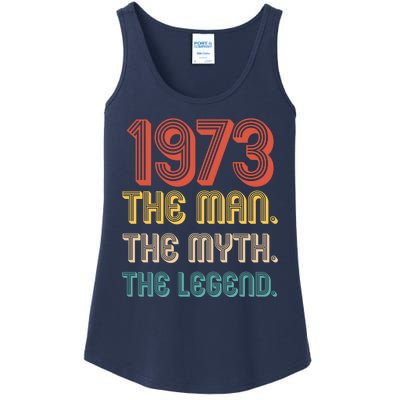 The Man The Myth The Legend 1973 50th Birthday Ladies Essential Tank