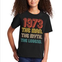 The Man The Myth The Legend 1973 50th Birthday Kids T-Shirt