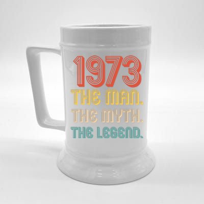 The Man The Myth The Legend 1973 50th Birthday Beer Stein