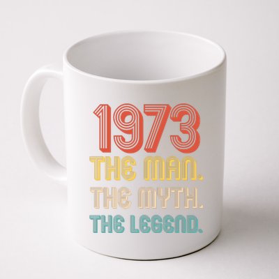 The Man The Myth The Legend 1973 50th Birthday Coffee Mug