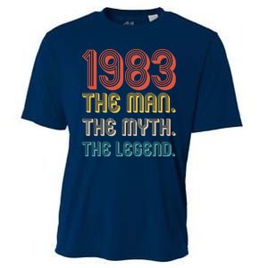 The Man The Myth The Legend 1983 40th Birthday Cooling Performance Crew T-Shirt