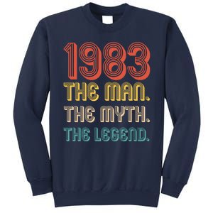 The Man The Myth The Legend 1983 40th Birthday Sweatshirt