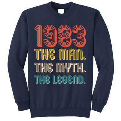 The Man The Myth The Legend 1983 40th Birthday Sweatshirt