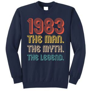 The Man The Myth The Legend 1983 40th Birthday Tall Sweatshirt