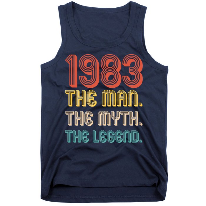 The Man The Myth The Legend 1983 40th Birthday Tank Top