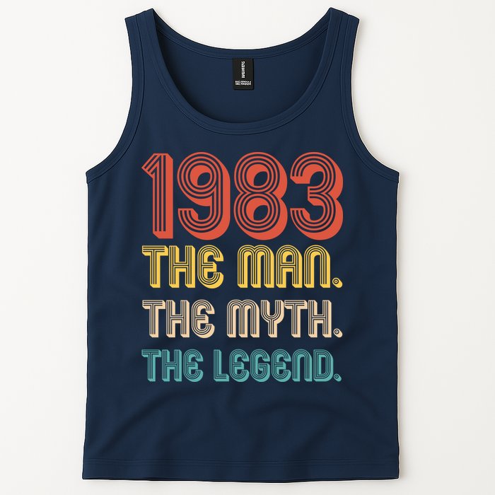 The Man The Myth The Legend 1983 40th Birthday Tank Top