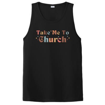 Take Me To Church Christian PosiCharge Competitor Tank