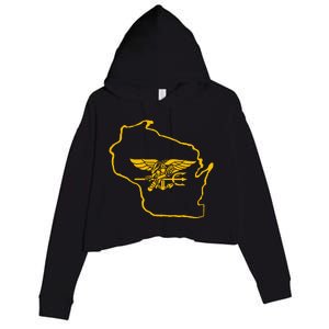 Tobias Myers Us Crop Fleece Hoodie