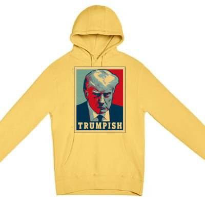 Trumpish Mugshot Vintage Poster Premium Pullover Hoodie