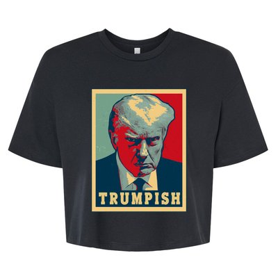 Trumpish Mugshot Vintage Poster Bella+Canvas Jersey Crop Tee