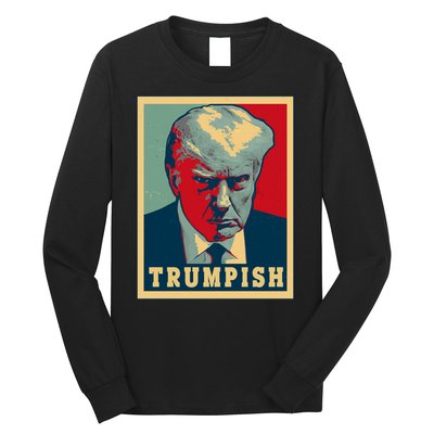 Trumpish Mugshot Vintage Poster Long Sleeve Shirt