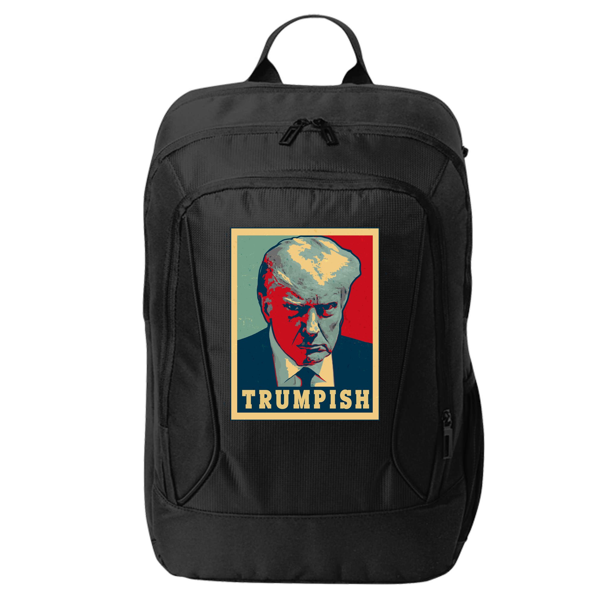 Trumpish Mugshot Vintage Poster City Backpack