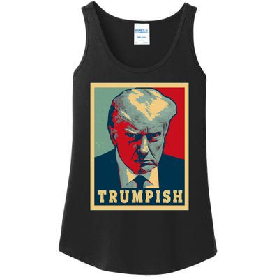 Trumpish Mugshot Vintage Poster Ladies Essential Tank