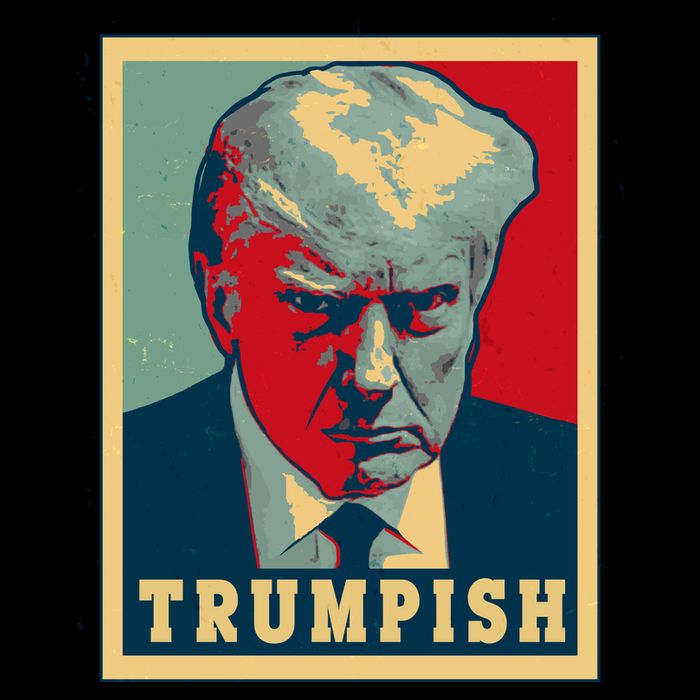 Trumpish Mugshot Vintage Poster Flatbill Hat