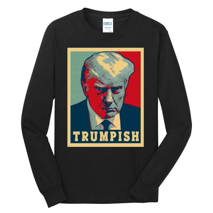 Trumpish Mugshot Vintage Poster Tall Long Sleeve T-Shirt