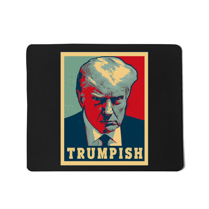 Trumpish Mugshot Vintage Poster Mousepad