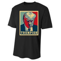 Trumpish Mugshot Vintage Poster Performance Sprint T-Shirt