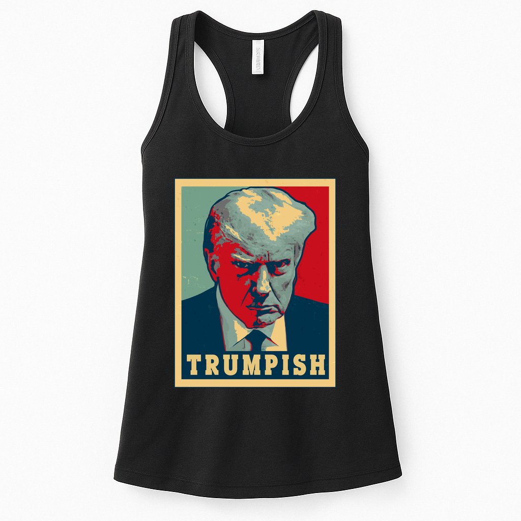Trumpish Mugshot Vintage Poster Womens Tank Top