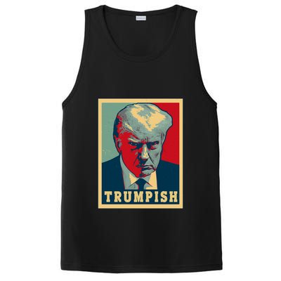 Trumpish Mugshot Vintage Poster PosiCharge Competitor Tank