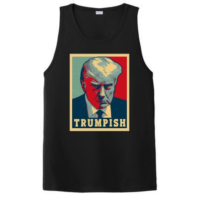 Trumpish Mugshot Vintage Poster PosiCharge Competitor Tank