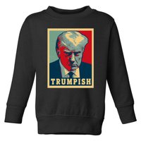 Trumpish Mugshot Vintage Poster Toddler Sweatshirt