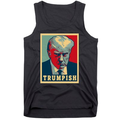 Trumpish Mugshot Vintage Poster Tank Top