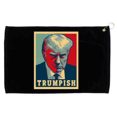 Trumpish Mugshot Vintage Poster Grommeted Golf Towel