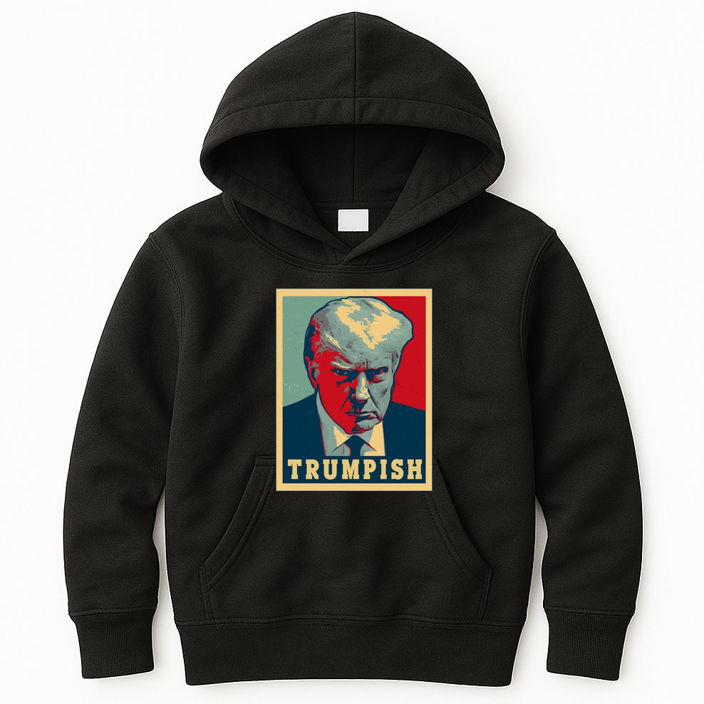 Trumpish Mugshot Vintage Poster Kids Hoodie