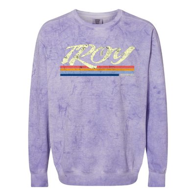 Troy Michigan Vintage Colorblast Crewneck Sweatshirt