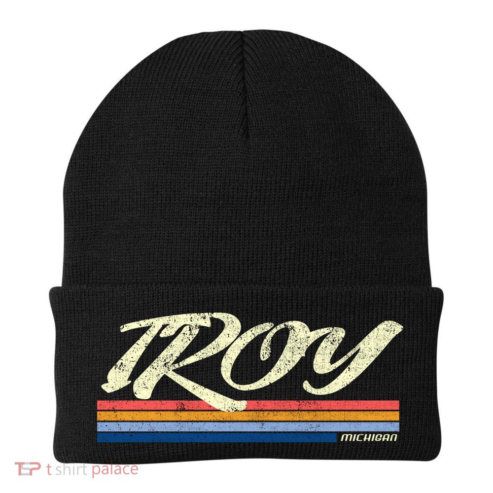Troy Michigan Vintage Beanie
