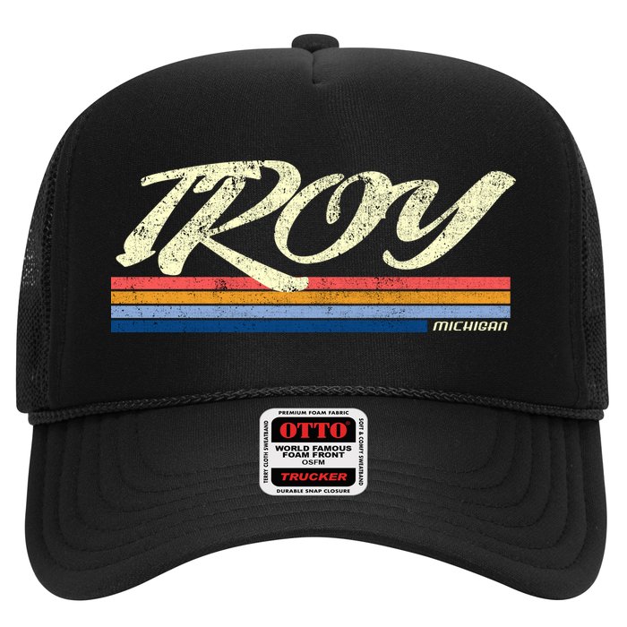 Troy Michigan Vintage Trucker Hat