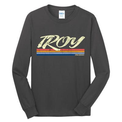 Troy Michigan Vintage Tall Long Sleeve T-Shirt