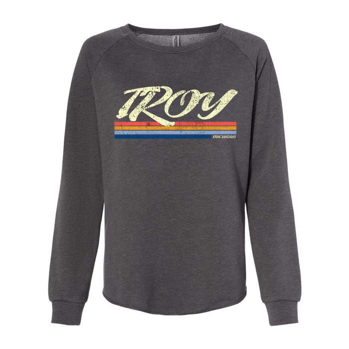 Troy Michigan Vintage Womens California Wash Sweatshirt