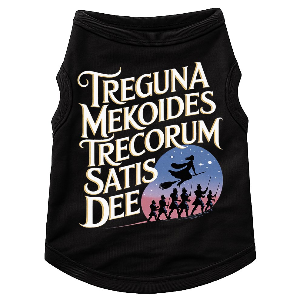 Treguna Mekoides Vintage Bedknobs And Broomsticks Theatre Doggie Tank