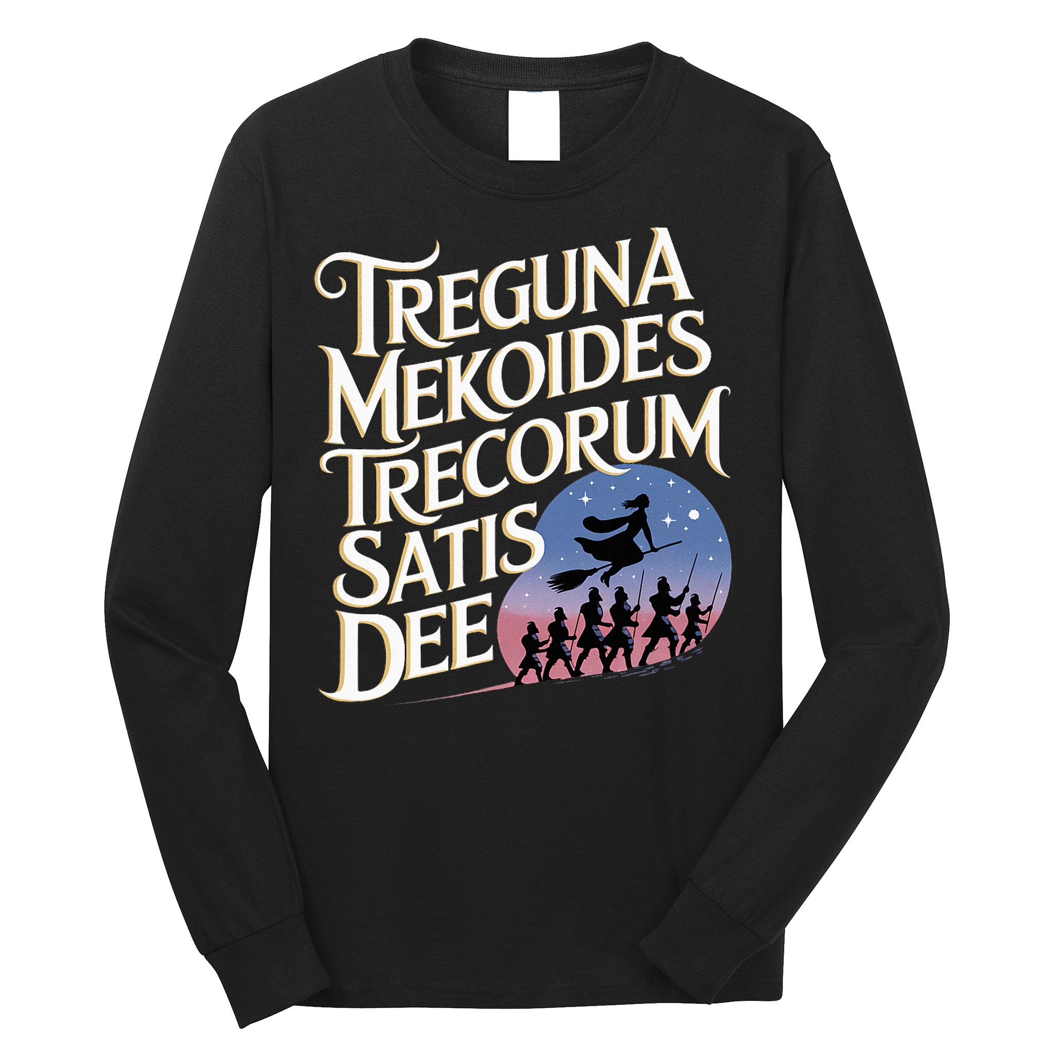 Treguna Mekoides Vintage Bedknobs And Broomsticks Theatre Long Sleeve Shirt