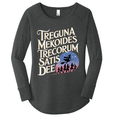 Treguna Mekoides Vintage Bedknobs And Broomsticks Theatre Women's Perfect Tri Tunic Long Sleeve Shirt