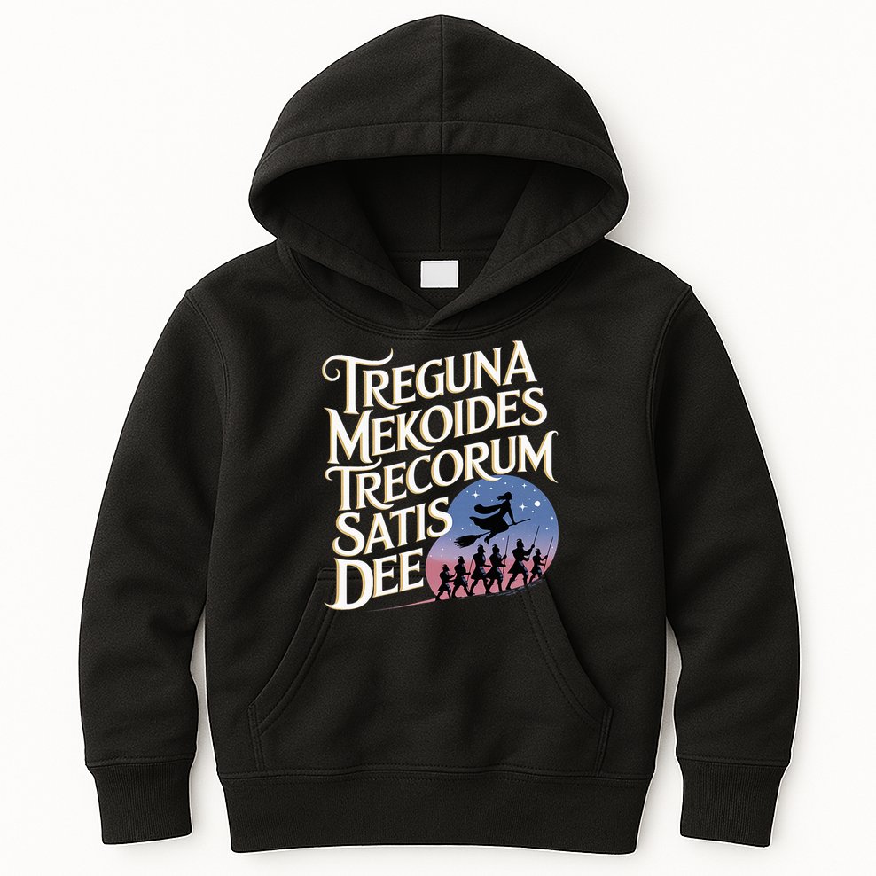 Treguna Mekoides Vintage Bedknobs And Broomsticks Theatre Kids Hoodie
