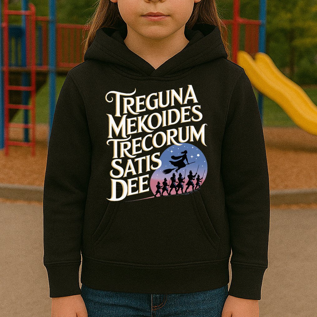 Treguna Mekoides Vintage Bedknobs And Broomsticks Theatre Kids Hoodie